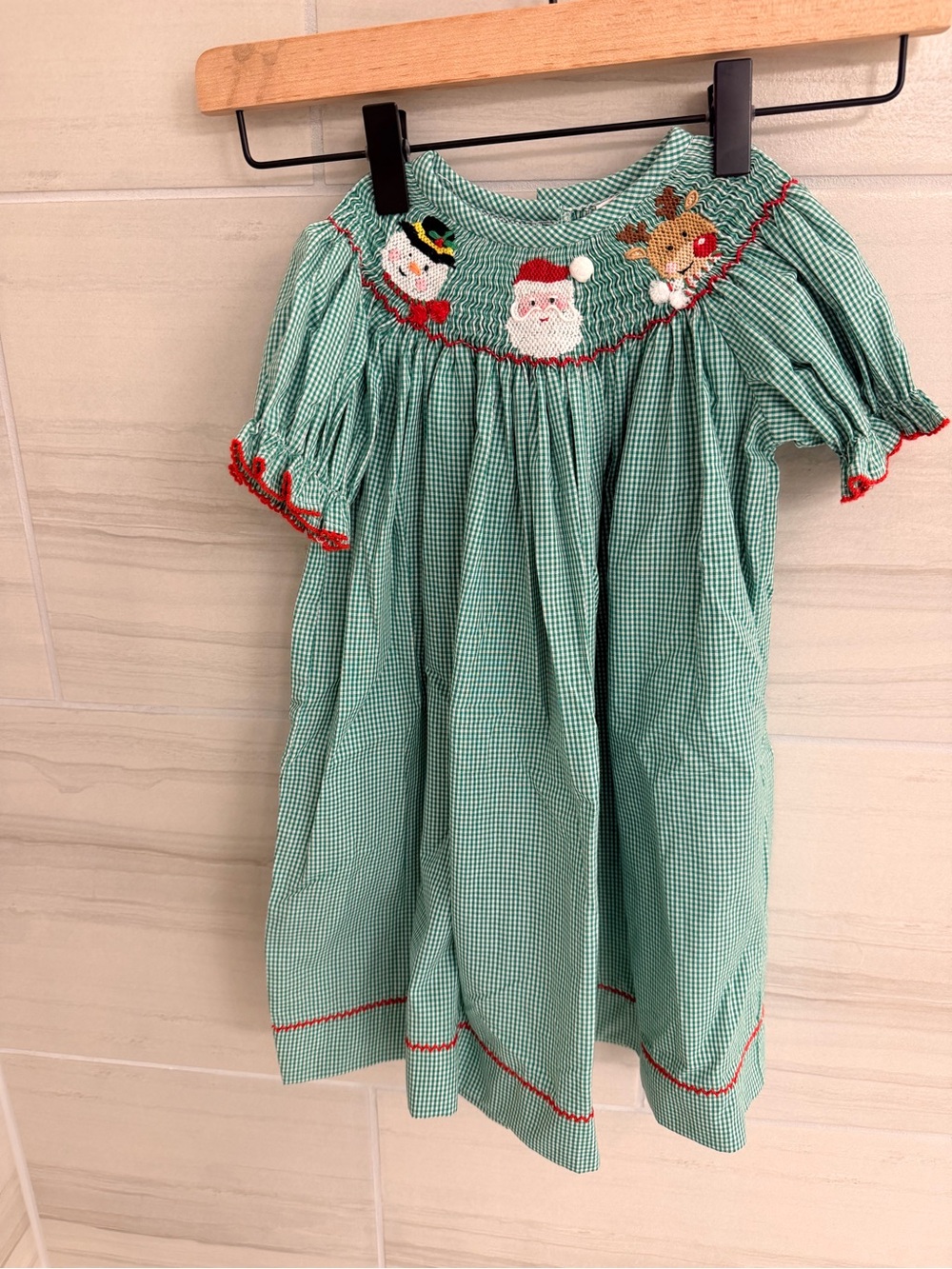 Southern Smocked Christmas Dress